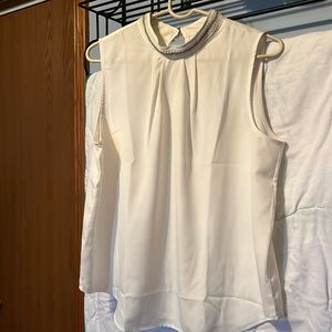 Ann Taylor shell off white large petite